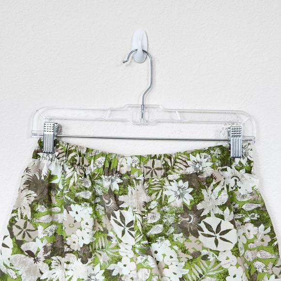 [Patagonia] Barely Baggies Green Floral Sand Dollar Neo Tropic Shorts Sz Small S - Picture 6 of 12